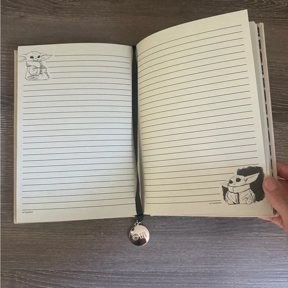 Mandalorian The Child Notebook Star Wars Journal Official Disney Store Parks